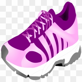Running Shoe Clipart - Jogging Shoes Clip Art, HD Png Download - shoes clipart png