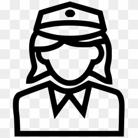 Police Woman - Police Icon Hd, HD Png Download - police line png