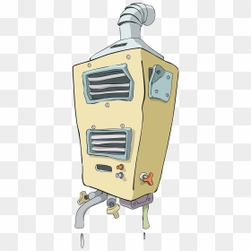 Hot Water Heater Clipart, HD Png Download - water cartoon png