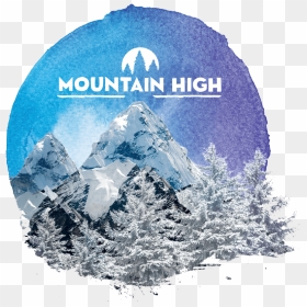 Mountain High Logo - Mountain High Edibles Peanut Butter Squares, HD Png Download - snow mountain png
