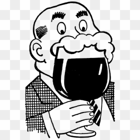 Free Png Man Drinking Beer - Retro Beer Png, Transparent Png - beer vector png