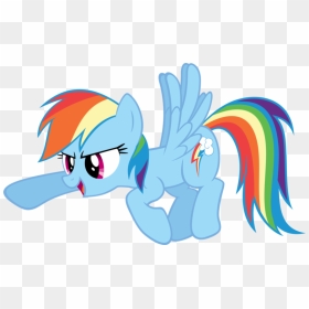 Rainbow Dash Png Hd - Gambar My Little Pony Rainbow Dash, Transparent Png - cartoon rainbow png