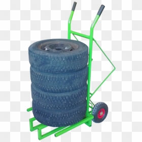 Tire Storage - Wheelbarrow, HD Png Download - stack of tires png
