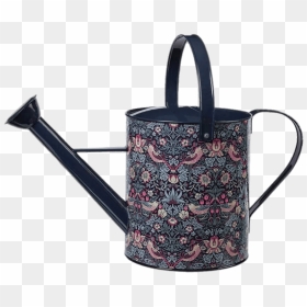 Decorated Blue Watering Can - Strawberry Thief, Furnishing Fabric, HD Png Download - watering can png