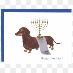 Dachshund, HD Png Download - hanukkah png