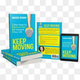 Keep Moving Book Display - Graphic Design, HD Png Download - molang png