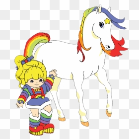Cartoon Rainbow Brite - Rainbow Brite Starlite Png, Transparent Png - cartoon rainbow png