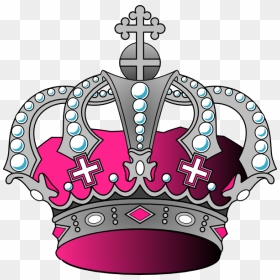 Pink And Silver Crown, HD Png Download - pink tiara png