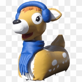 Baby Deer Inflatable - Animal Figure, HD Png Download - baby deer png