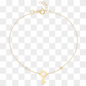 My Golden Key Bracelet, Triccolor Gold - Bracelet, HD Png Download - golden key png