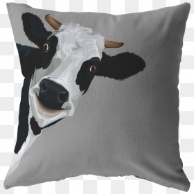 The Cow Face - Cow Face Pillow, HD Png Download - cow face png