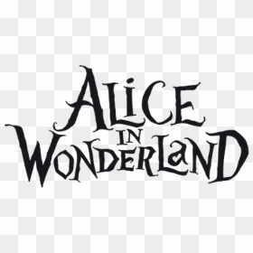 Alice In Wonderland Logo Png, Transparent Png - alice in wonderland rabbit png