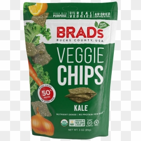 Transparent Veggie Clipart - Brad's Veggie Chips Kale, HD Png Download - bag of chips png
