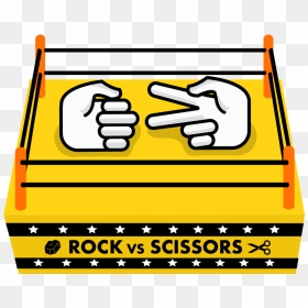Rock Paper Scissors Versus, HD Png Download - rock paper scissors png