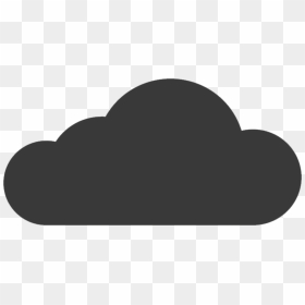 Silhouette Clipart Cloud - Silhouette, HD Png Download - cloud silhouette png