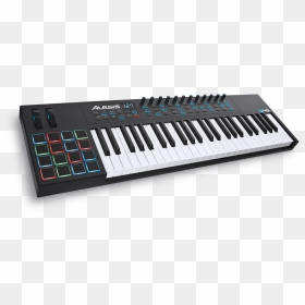 Alesis Vi49 49-key Usb Midi Controller - M Audio Code 61, HD Png Download - keyboard keys png