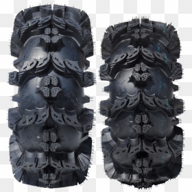 4 Wheeler Tires For Mudding , Png Download - 12 Inch Black Mamba, Transparent Png - stack of tires png