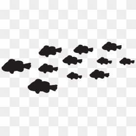 Fishes Png Clip Art - Fishes Silhouette Png, Transparent Png - cloud silhouette png