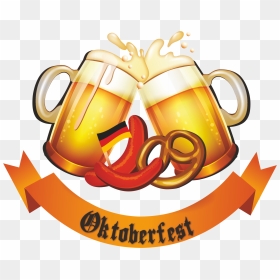 Oktoberfest Vector Invitation - Beer Glass Cheers Png, Transparent Png - beer vector png