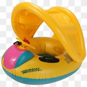 Inflatable Boat Pool Float - Baby Badering, HD Png Download - pool float png