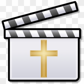 Silent Film Clipart, HD Png Download - golden cross png
