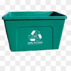 The Recycle Bin Holds About 18 Gallons - Crate, HD Png Download - recycling bin png