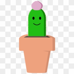 Happy Cactus - Illustration, HD Png Download - cute cactus png