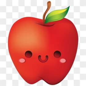 Apple Cartoon Png - Cute Apple Cartoon Png, Transparent Png - apple cartoon png