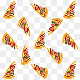 Pizza Fast Food Pattern - Pizza Background, HD Png Download - pattern background png