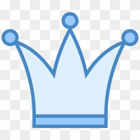Baby Crown Clipart - Blue Crown Icon Png, Transparent Png - corona princesa png