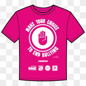 Pink T Shirt - Active Shirt, HD Png Download - camisa png