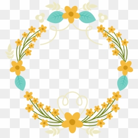 Garland Laurel Wreath Warm Color Simple Png And Psd - Money Team, Transparent Png - sello png