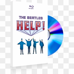 Blu-ray - Beatles, The - Help - Deluxe Edition (1024x1024), - Beatles Help, HD Png Download - blu ray png