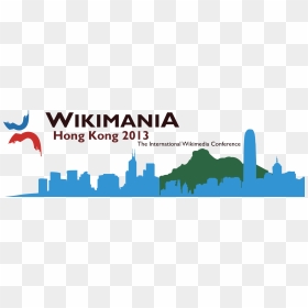 Wikimania 2013 Banner - Hong Kong Skyline Silhouette, HD Png Download - baner png