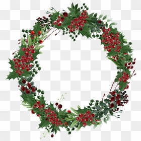 Christmas Day, HD Png Download - holiday wreath png