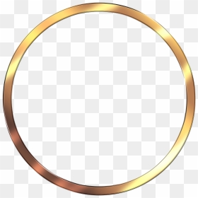 Gold Circle Png - Bangle, Transparent Png - metal circle png