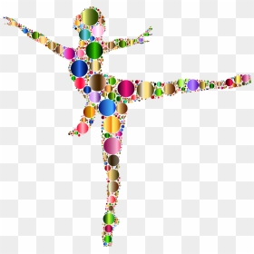 Colorful Ballet Dancer Circles 3 Clip Arts - Ballet, HD Png Download - ballet dancer png