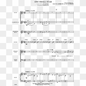 One Small Star Thumbnail One Small Star Thumbnail - Sheet Music, HD Png Download - small star png