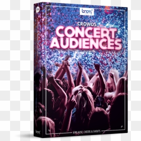 Crowds Concert Audiences Sound Effects Library Product - Concert, HD Png Download - concert crowd png