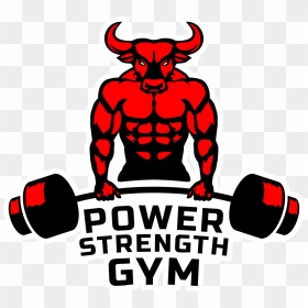 Muscle And Fitness Logo Png - Power Gym Fitness Logo, Transparent Png - fitness logo png