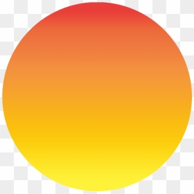 Sunrise Clipart Summer Birthday - Red And Yellow Circle, HD Png Download - sunrise clipart png