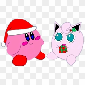 #scsantaoutfit #santaoutfit #gigglypuff #kirby #christmas - Portable Network Graphics, HD Png Download - pink santa hat png
