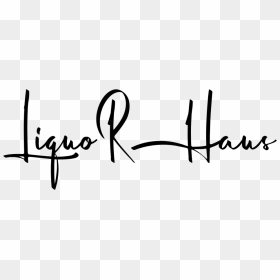 Liquor Haus - Calligraphy, HD Png Download - hennessy label png