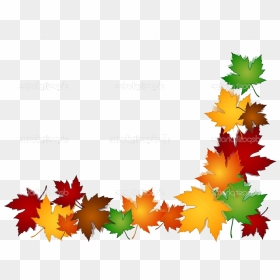 Autumn Leaf Border Clip Art, HD Png Download - autumn border png