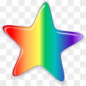 Rainbow Star Clipart, HD Png Download - small star png
