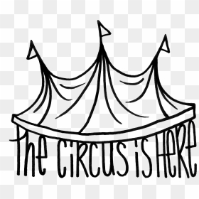 Bath Drawing The Circus Banner Transparent Stock - Circus Drawing Png, Png Download - circus banner png
