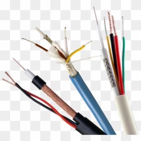 Cables And Wires Of Cctv, HD Png Download - cables png