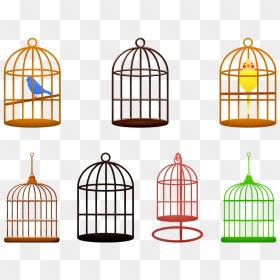 Sangkar Burung Vektor Png, Transparent Png - birdcage png