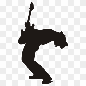 Rock Guitar Player Silhouette , Png Download - Guitar Player Silhouette, Transparent Png - guitar player png