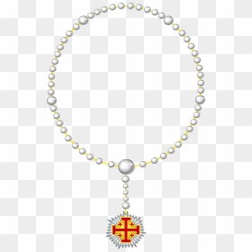 Herardic Rosary Of The Order Of The Holy Sepulcher - Necklace, HD Png Download - holy png